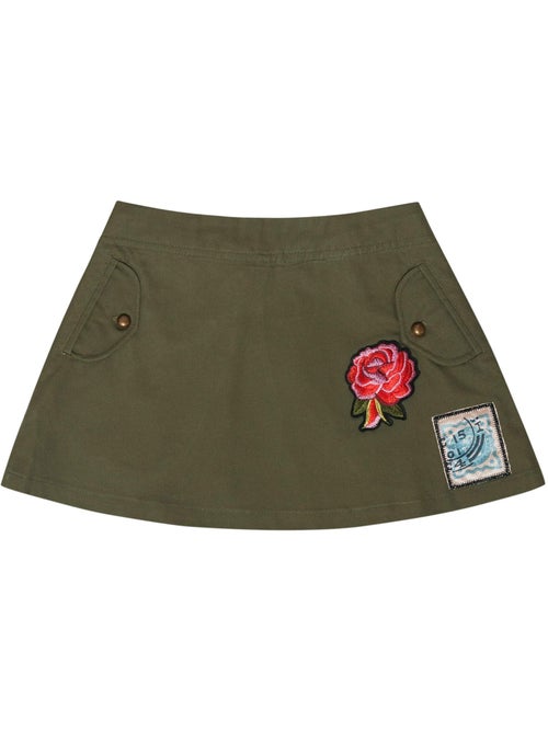 Falda trapecio Verde Kaki Niña | MINI SKA - Kiabi