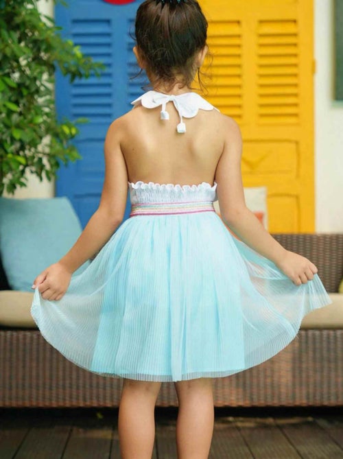 Falda tutú de verano para niña | Tul azul claro | CLOCHETTE - Kiabi
