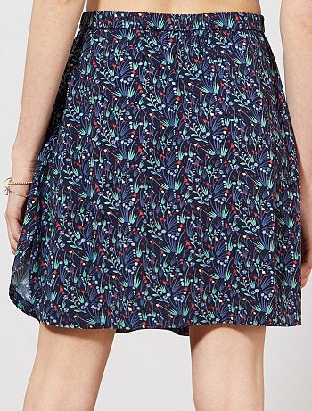 Falda vaporosa de flores - Kiabi