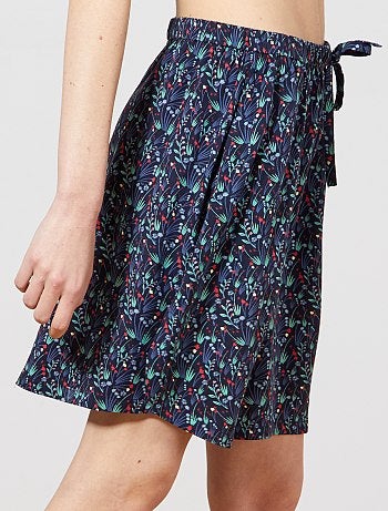 Falda vaporosa de flores - Kiabi