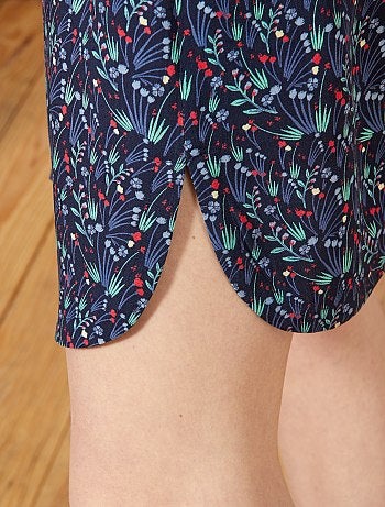 Falda vaporosa de flores - Kiabi