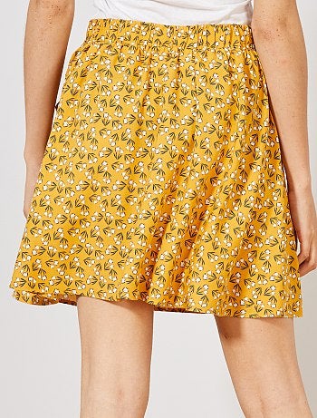 Falda vaporosa estampada - Kiabi