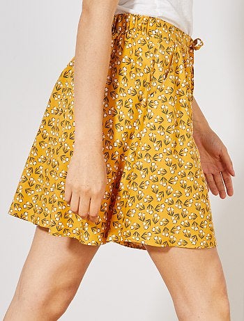 Falda vaporosa estampada - Kiabi