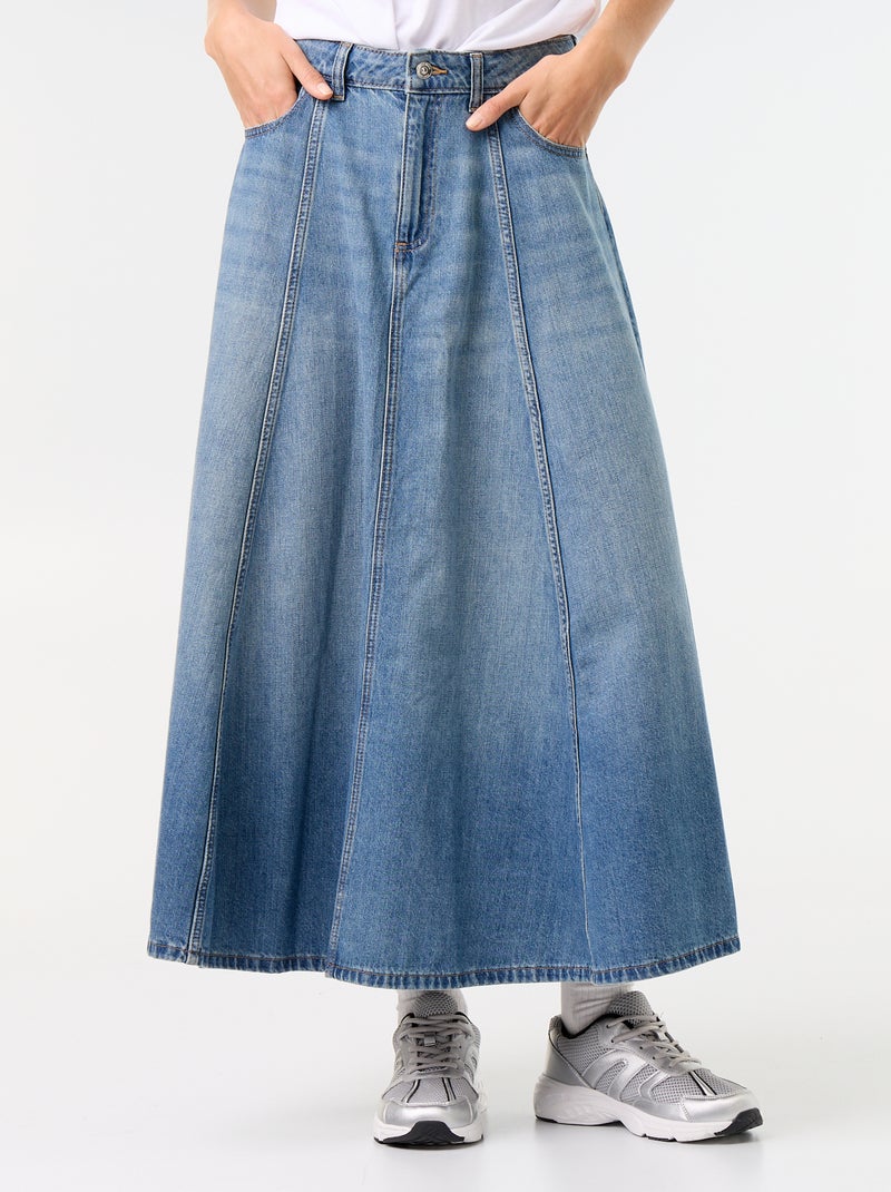 Falda vaquera Azul - Kiabi