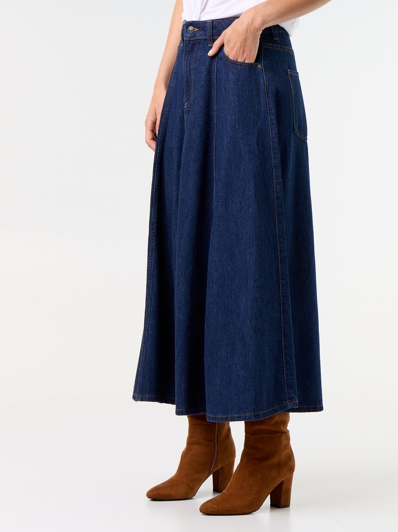 Falda vaquera Azul - Kiabi
