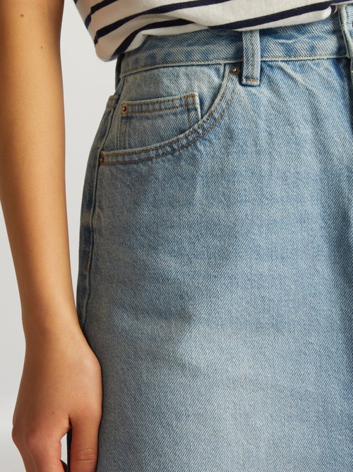 Falda vaquera corta - Kiabi