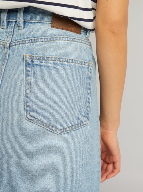 Falda vaquera corta - Kiabi