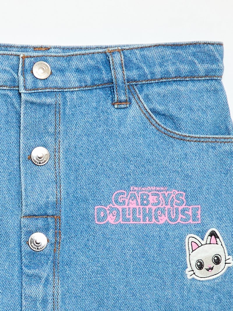 Falda vaquera 'Gabby y la casa mágica' Azul - Kiabi