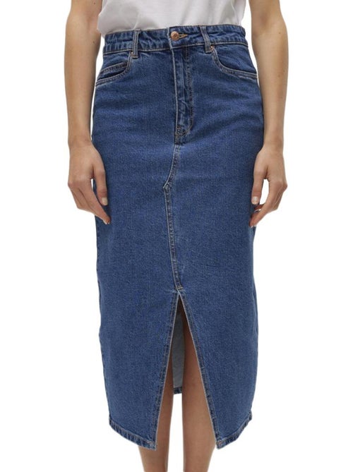Falda Vaquera Larga Vero Moda para Mujer - Kiabi