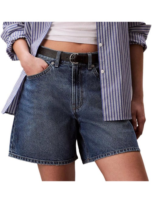 Falda Vaquera para Mujer Calvin Klein Jeans - Kiabi Falda Vaquera para Mujer Calvin Klein Jeans - Kiabi