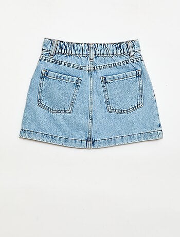 Falda vaquero abotonada