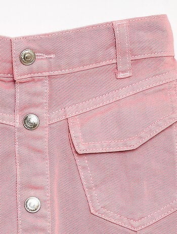 Falda vaquero abotonada