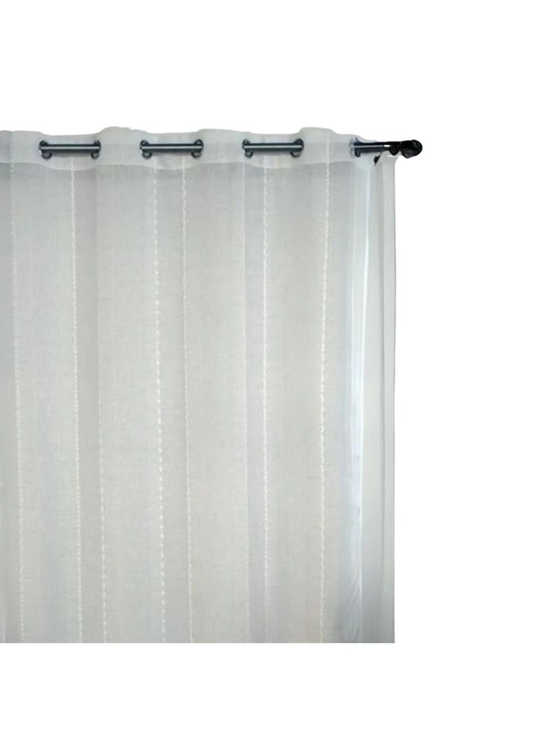 Fancy 3-Weave Sheer Blanco - Kiabi