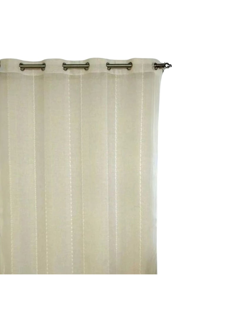 Fancy 3-Weave Sheer Marfil - Kiabi