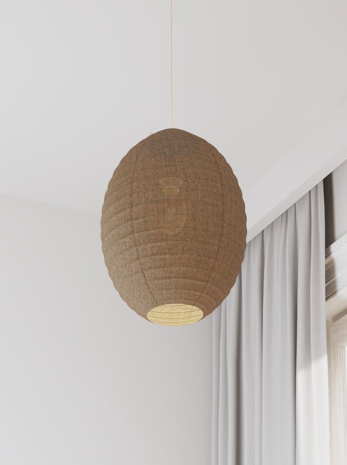 Farol japonés de lino – 35 cm - Kiabi