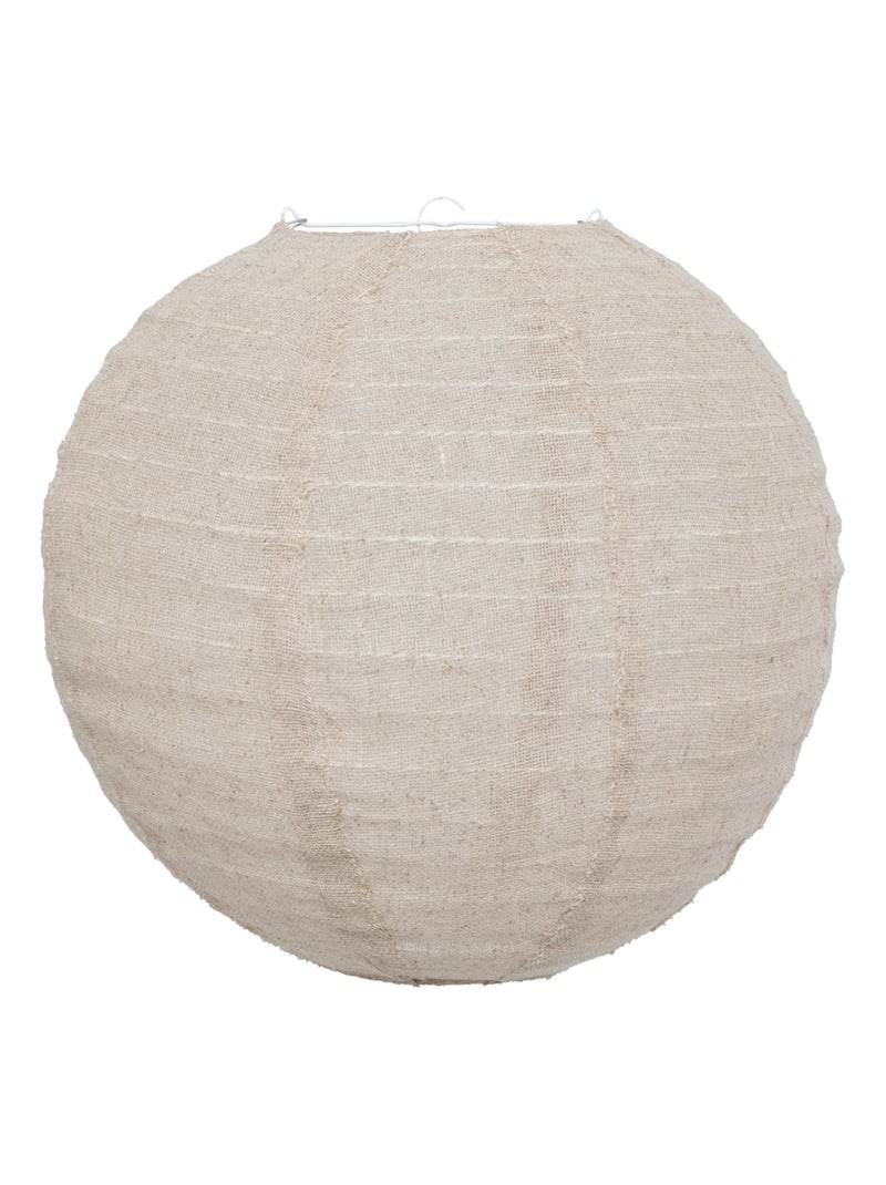 Farol japonés de lino – 35 cm Beige - Kiabi