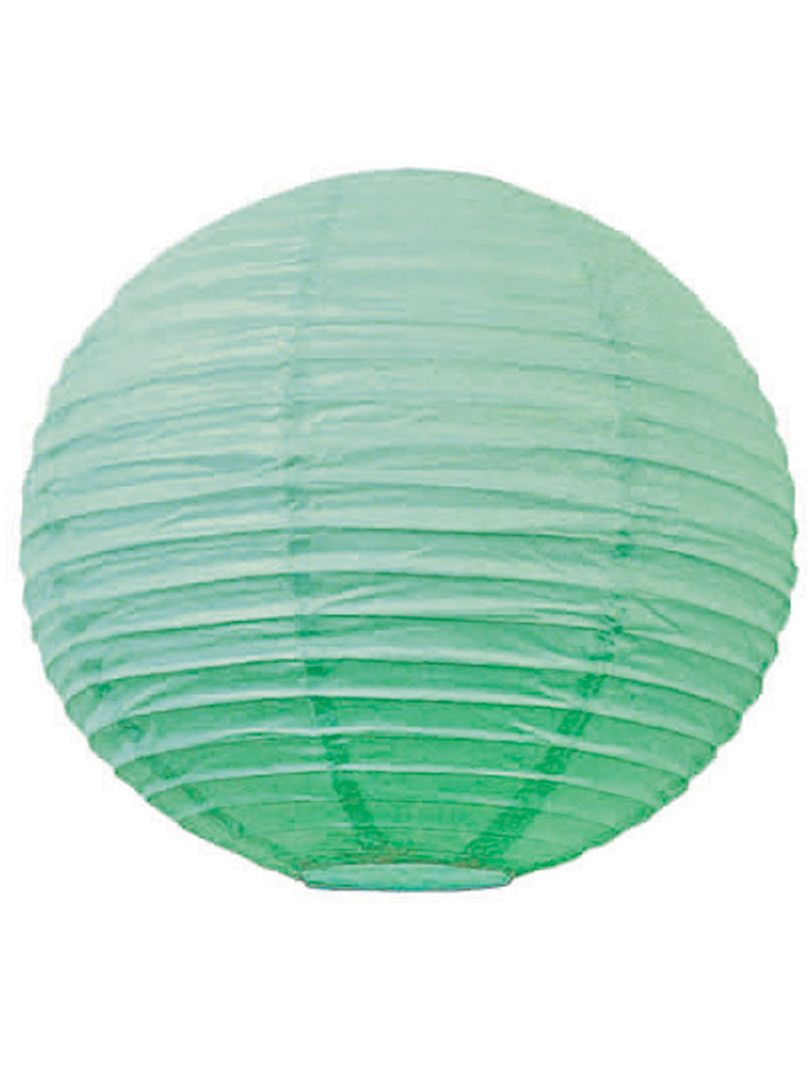 Farolillo chino de papel 15 cm verde - Kiabi