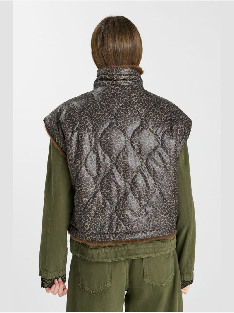 Fauve chaqueta sin mangas Marrón - Kiabi