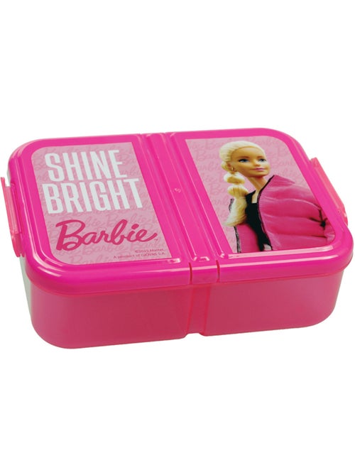 Fiambrera 3 compartimentos barbie shine bright – plástico sin bpa – cierres de clip - Kiabi Fiambrera 3 compartimentos barbie shine bright – plástico sin bpa – cierres de clip - Kiabi