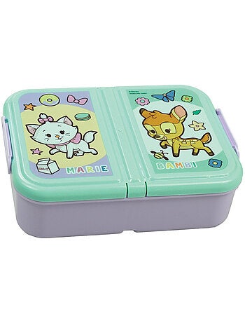 Fiambrera 3 compartimentos marie bambi – 18 x 13,5 cm – disney