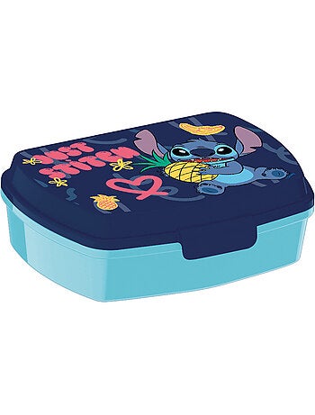 Fiambrera con bisagra lilo y stitch de pvc - 17 cm