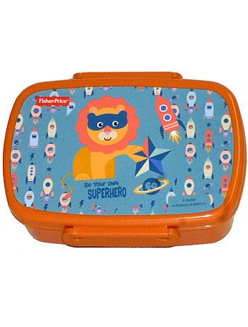 Fiambrera de pvc fisher-price espacio león 17 x 12 x 7 cm