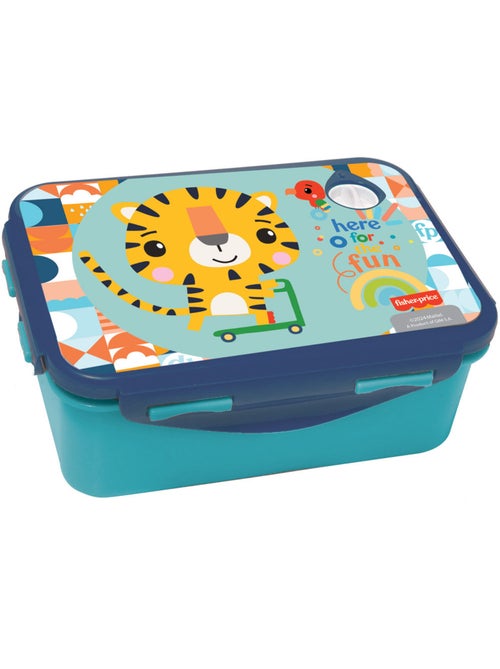 Fiambrera de pvc tiger 17 cm con asa y cierres laterales fisher price - Kiabi Fiambrera de pvc tiger 17 cm con asa y cierres laterales fisher price - Kiabi