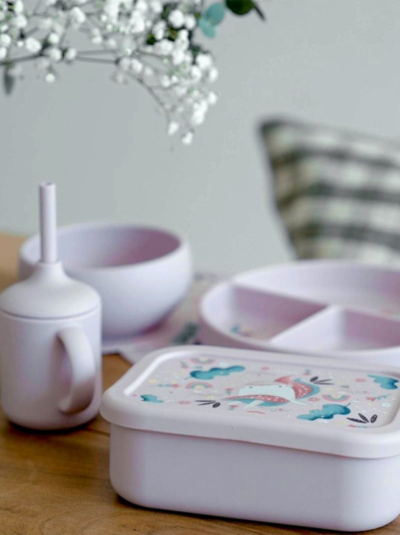 Fiambrera de silicona para niños | Sassi Junior Rosa caramelo - Kiabi
