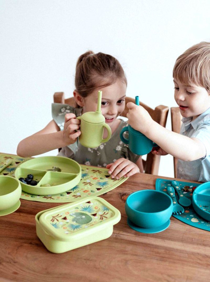 Fiambrera de silicona para niños | Sassi Junior Verde - Kiabi