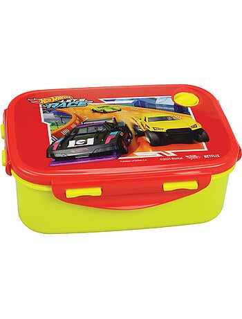 Fiambrera hot wheels let's race de pvc – 17 cm – netflix