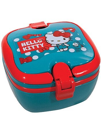 Fiambrera infantil hello kitty 18 x 9 x 15 cm pvc giovas