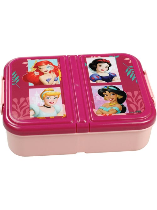 Fiambrera infantil 'princesas disney' 3 compartimentos 17 cm con solapa - Kiabi Fiambrera infantil 'princesas disney' 3 compartimentos 17 cm con solapa - Kiabi