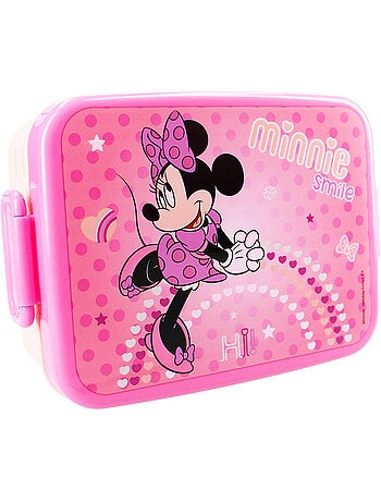 Fiambrera minnie de pvc apertura fácil 16 x 13 x 5 cm minnie