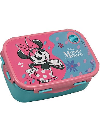 Fiambrera minnie minnie de pvc 17 x 12 x 7 cm