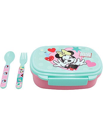 Fiambrera minnie – mouse con cubiertos