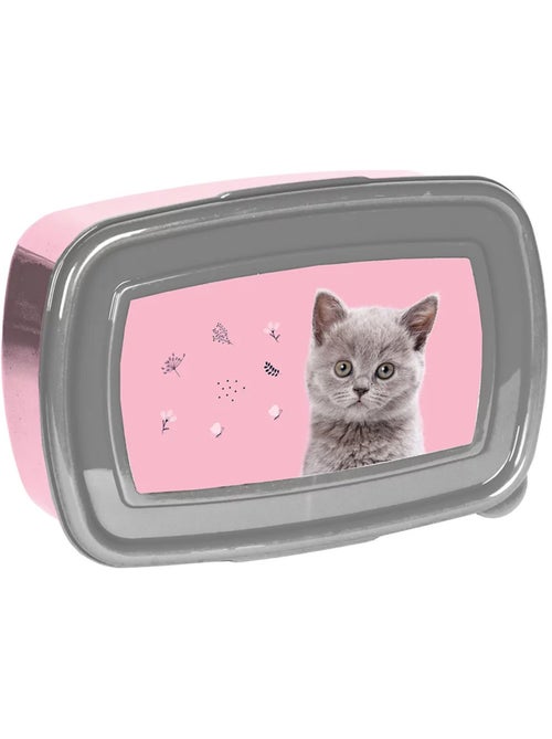Fiambrera nasa gato de pvc 18 x 11 x 6 cm con panel rosa - Kiabi Fiambrera nasa gato de pvc 18 x 11 x 6 cm con panel rosa - Kiabi
