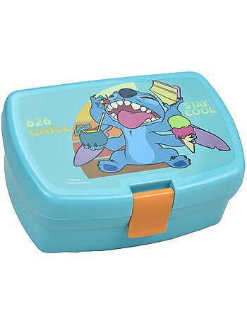 Fiambrera stitch de pvc stay cool 17 cm con clip lilo y stitch