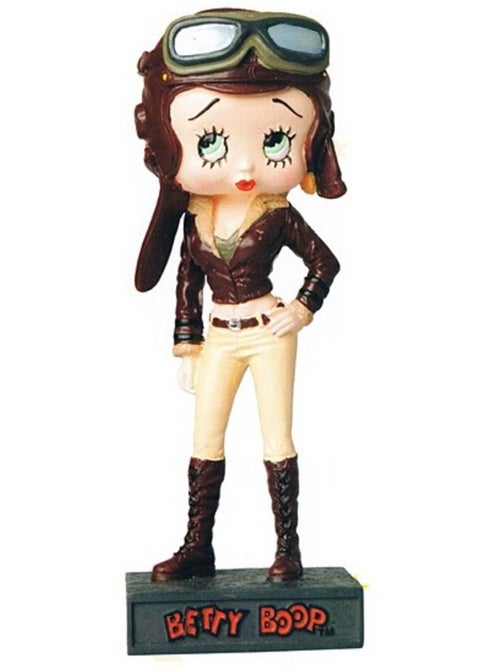 Figura betty boop aviadora de resina pintada a mano – colección 33 - Kiabi Figura betty boop aviadora de resina pintada a mano – colección 33 - Kiabi