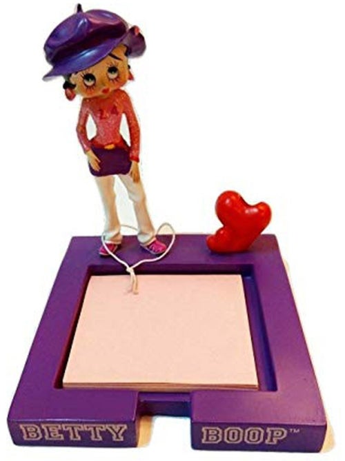 Figura betty boop con bloc de notas de resina – 10,5 x 11,5 x 12 cm - Kiabi