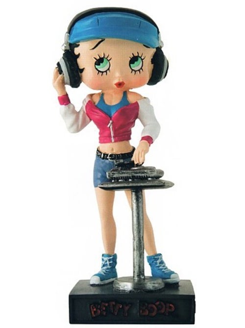 Figura betty boop dj de resina pintada a mano – 15 cm - Kiabi Figura betty boop dj de resina pintada a mano – 15 cm - Kiabi