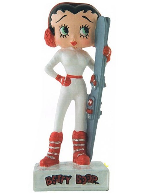 Figura betty boop esquiadora – resina pintada a mano – colección n.º 41 – 15 cm - Kiabi Figura betty boop esquiadora – resina pintada a mano – colección n.º 41 – 15 cm - Kiabi