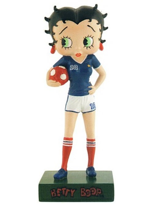 Figura betty boop futbolista de resina colección n.º 13 15 cm - Kiabi