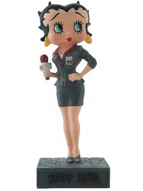 Figura betty boop periodista – colección n.º 40 – resina 15 cm - Kiabi Figura betty boop periodista – colección n.º 40 – resina 15 cm - Kiabi