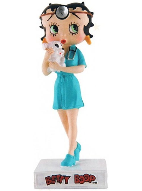 Figura betty boop veterinary de resina pintada – 15 cm – colección n.º 35 - Kiabi Figura betty boop veterinary de resina pintada – 15 cm – colección n.º 35 - Kiabi