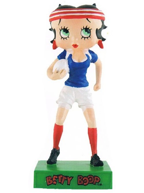 Figura de colección de resina betty boop – jugador de rugby 15 cm - Kiabi Figura de colección de resina betty boop – jugador de rugby 15 cm - Kiabi