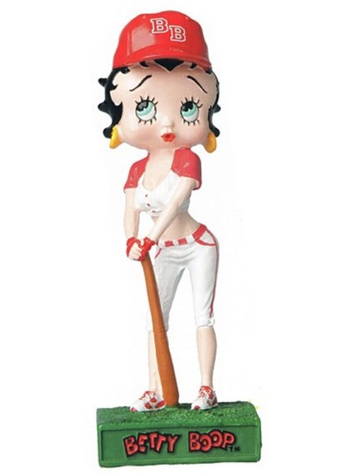 Figura de resina betty boop béisbol – pintada a mano 15 cm - Kiabi