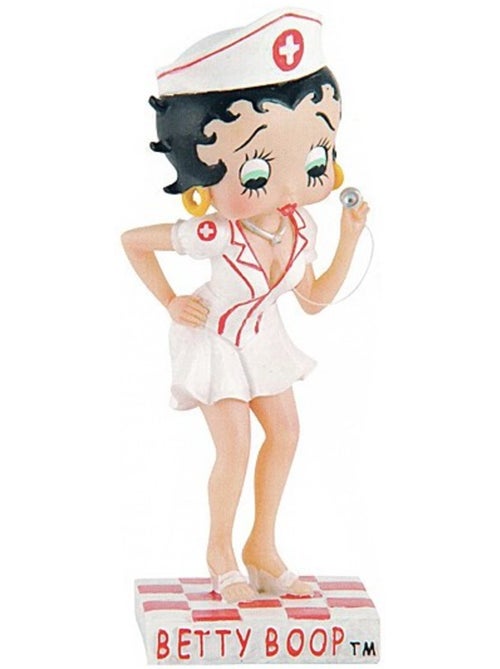 Figura de resina betty boop enfermera, base rectangular 15 cm, collectible - Kiabi