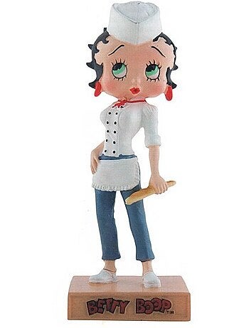 Figura de resina betty boop panadera colección n.º 47