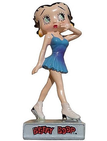 Figura de resina betty boop patinadora – colección n.º 32 15 cm