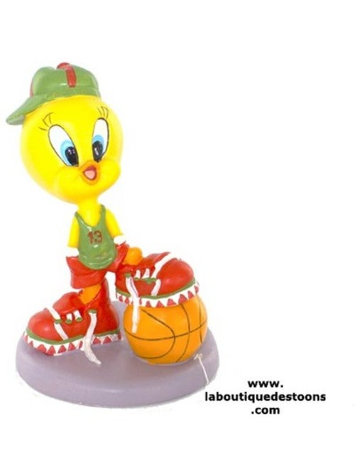 Figura de resina looney tunes piolín baloncesto 8 cm - Kiabi